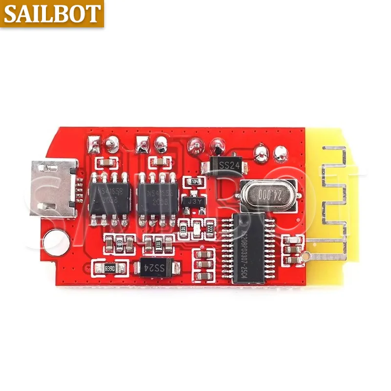 1~10PCS CT14 Micro Stereo Bluetooth 4.2 Power Amplifier Board Module 3.7v 5V 5W+5W Mini with Charging Port