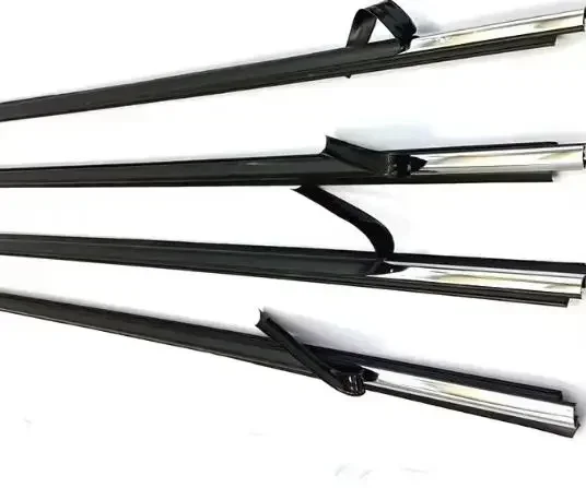 2 Pcs REAR Chrome Outside Windows Glass Rubber for Nissan X-Trail T32 2014-2017 Protector for Moulding Belt 100CM 80820-4CL0A