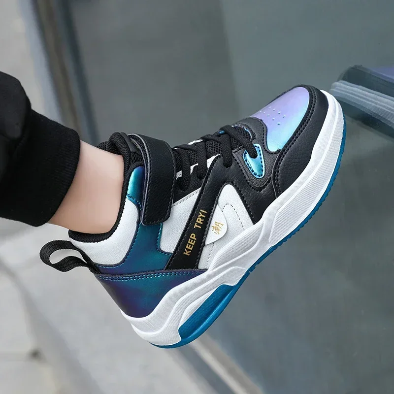 

Осенние детские кроссовки 2024, обувь для мальчиков, высокие кеды для скейтборда для девочек, детская прогулочная спортивная теннисная обувь для мальчиков, детская обувь