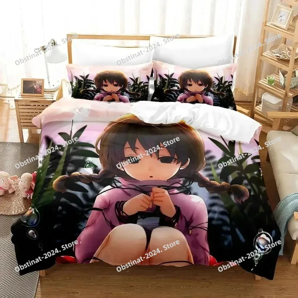 

3D Print Fashion Game Yume Nikki Bedding Set Boys Girls Twin Queen Full Size Duvet Cover Pillowcase Bed Adult Bedroom