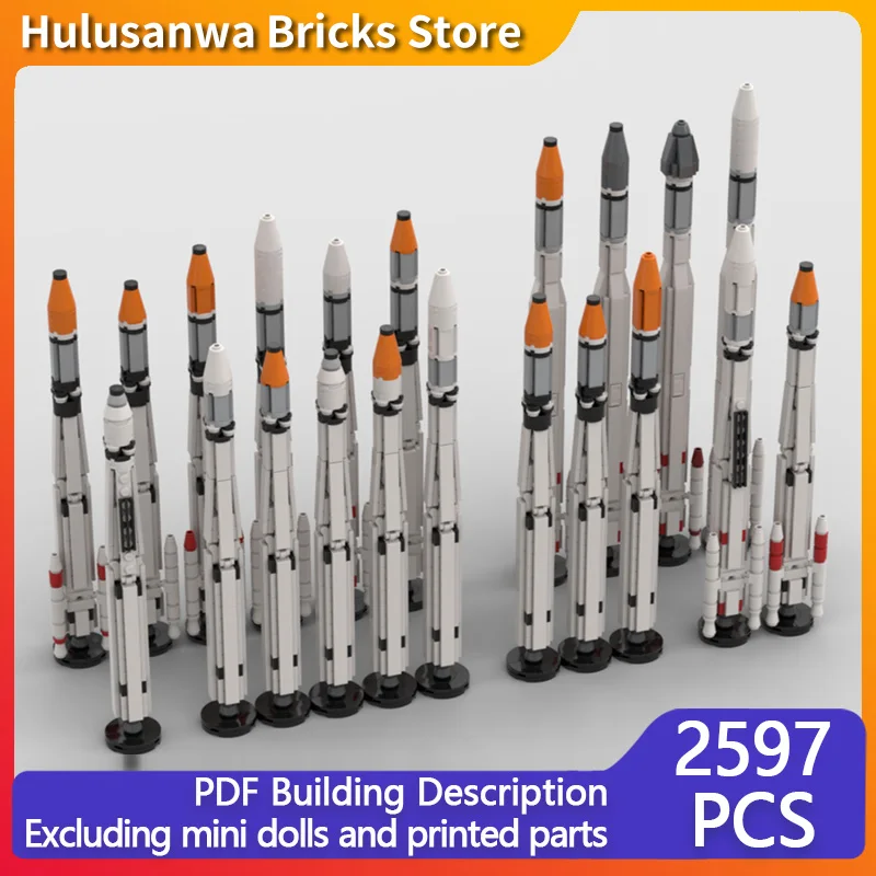 

Liquid Fuel Launch Vehicles Model MOC Building Bricks War Equipment Modular Technology Gifts Holiday Assemble Children Toys Suit