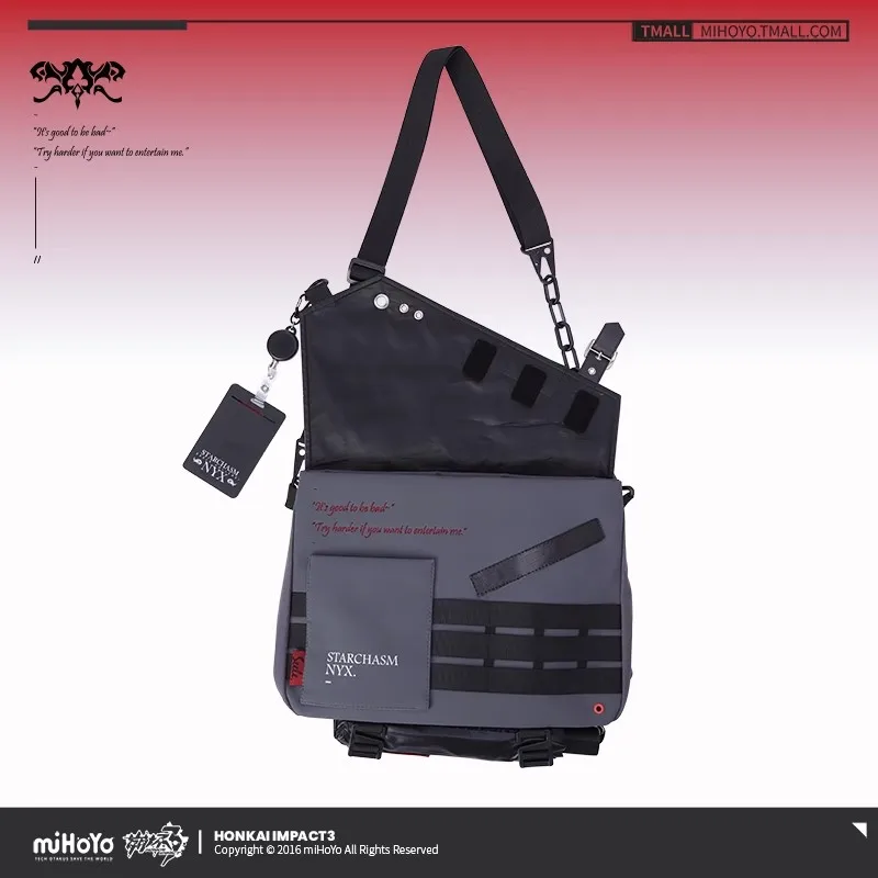 

[Genuine] miHoYo Game Seele Bag Honkai Impact 3rd Seele Starchasm Nyx Theme Shoulder Bag Crossbody Bag Handbag Cosplay Xmas Gift