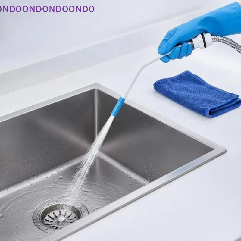 High Pressure Cleaning Nozzle, Elongated Curved Shower Sprayer For Toilet Gap Floor Drain Deep Stain Washing,1/2'' Interface