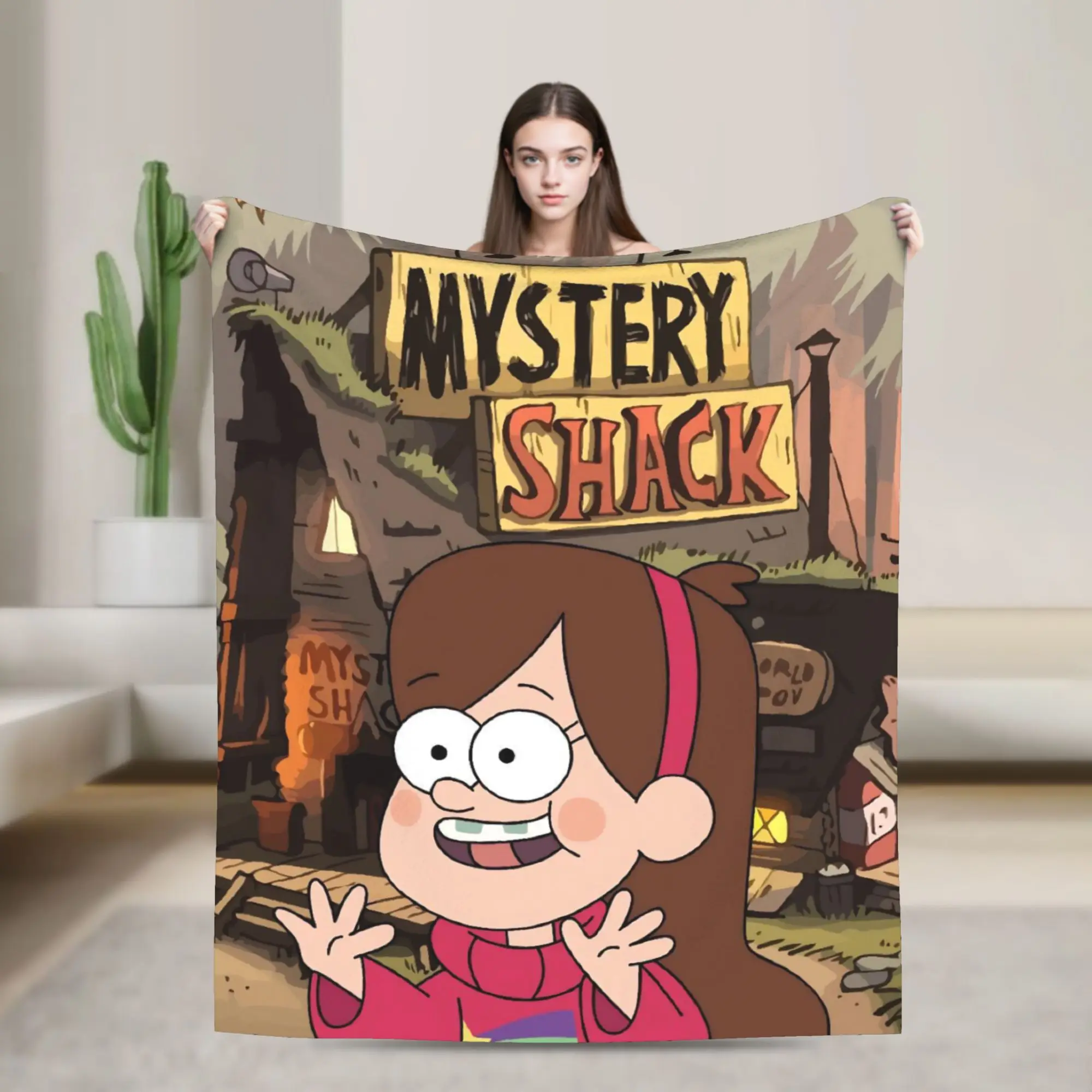 G-Gravity Falls Gift Blanket For Men Women Ultra Soft  Throw Blankets for Sofa 50x60 Inches Multiple Sizes