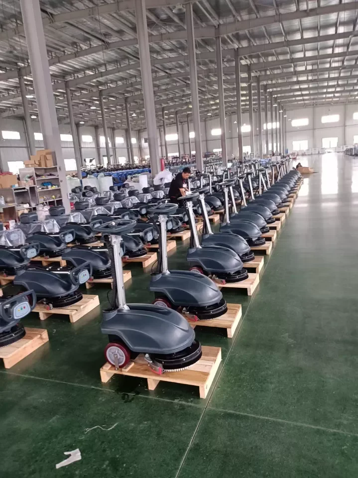 เครื่องขัดพื้นเครื่องกวาดพื้นสําหรับโรงงาน