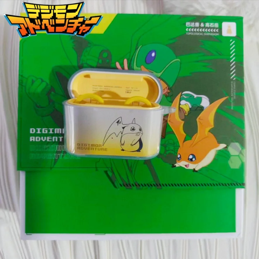 

Digimon Adventure Ear Clip Wireless Bluetooth Headphones Agumon Tailmon Earbuds Sports Running Outdoor Workout Gift For Fans