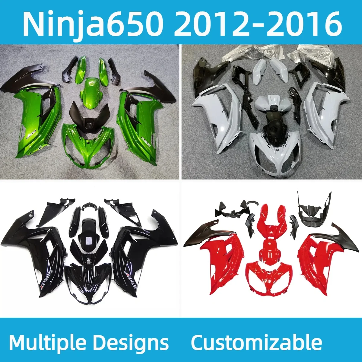 

For Kawasaki Ninja650 2012 2013 2014 2015 2016 Aftermarket Fairings ER6F 12 13 14 15 16 OEM Style Motorcycle Fairing Kit