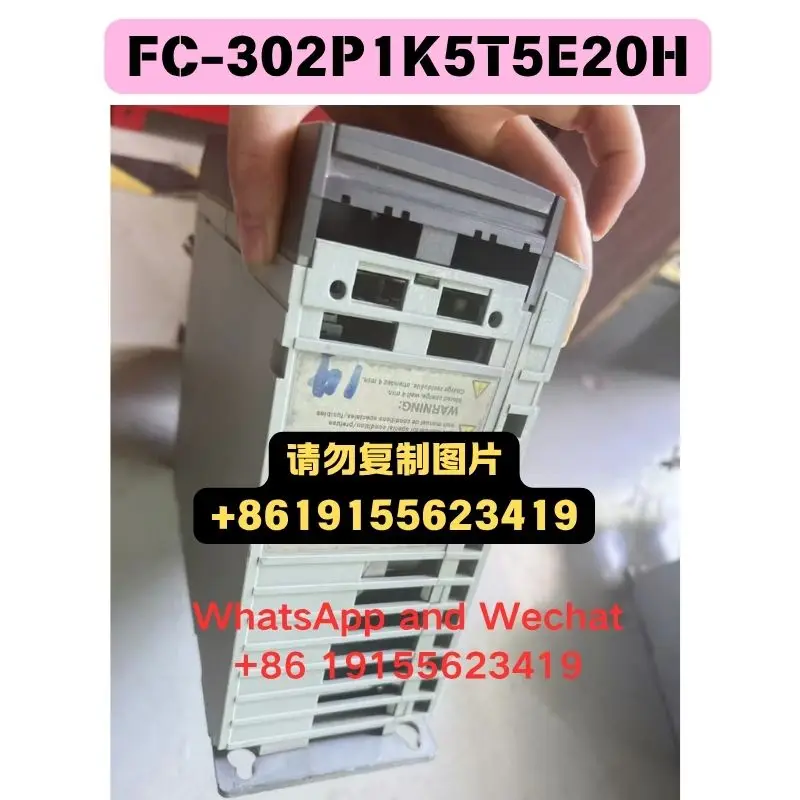 Used OEM disassembled parts FC-302P1K5T5E20H frequency converter Functional test OK Quick delivery