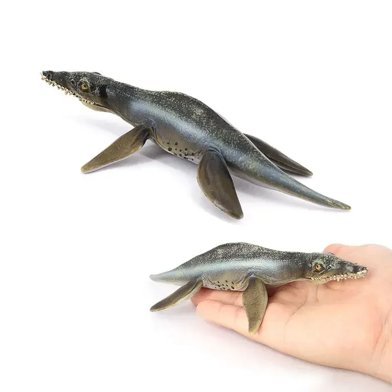 مجموعة نماذج الديناصورات الواقعية: رورينج ريكس، التيروصور، مخلوق طويل الرقبة، وتماثيل لعبة التنين المسننة