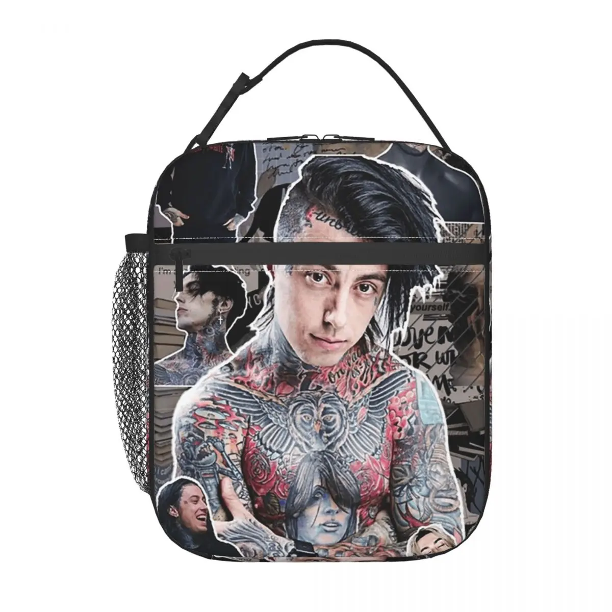 Ronnie Radke Photo Collage High Quality Insulated Lunch Bag for Women Children Leakproof Food Boxes Thermal Lunch Box Tote