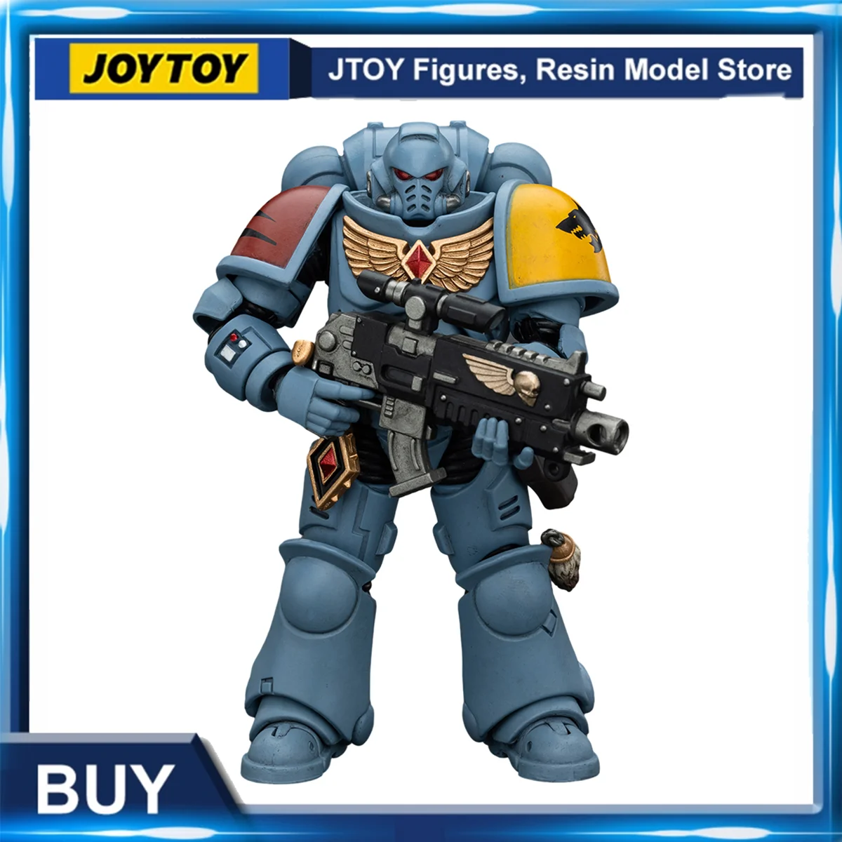 

[IN STOCK] JOYTOY Warhammer 40K 1/18 Action Figures NEW Space Wolves Intercessors V4 Anime Model Toy Gift