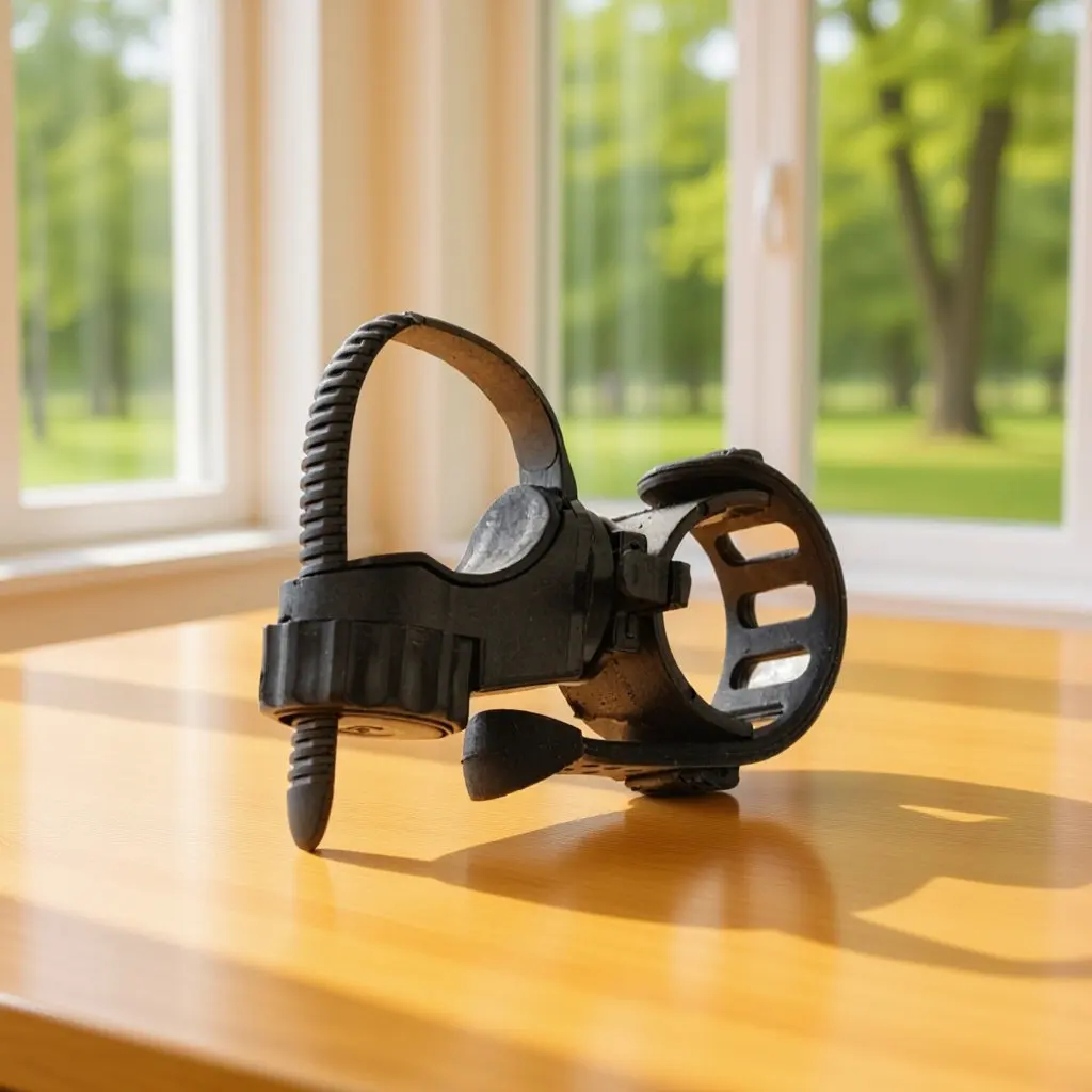 

Black Bike Flashlight Clamp Holder Bracket Hard Plastic Rubber 360-Degree Rotatable Quick Release Universal Mount for Bike Torch