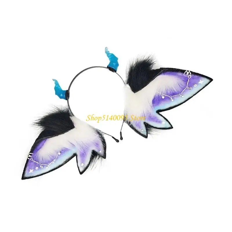 Dxae cartoon katten hondenoren kostuum accessoire cosplay cosplay haar accessoires thema feest hoofdband voor festivals en