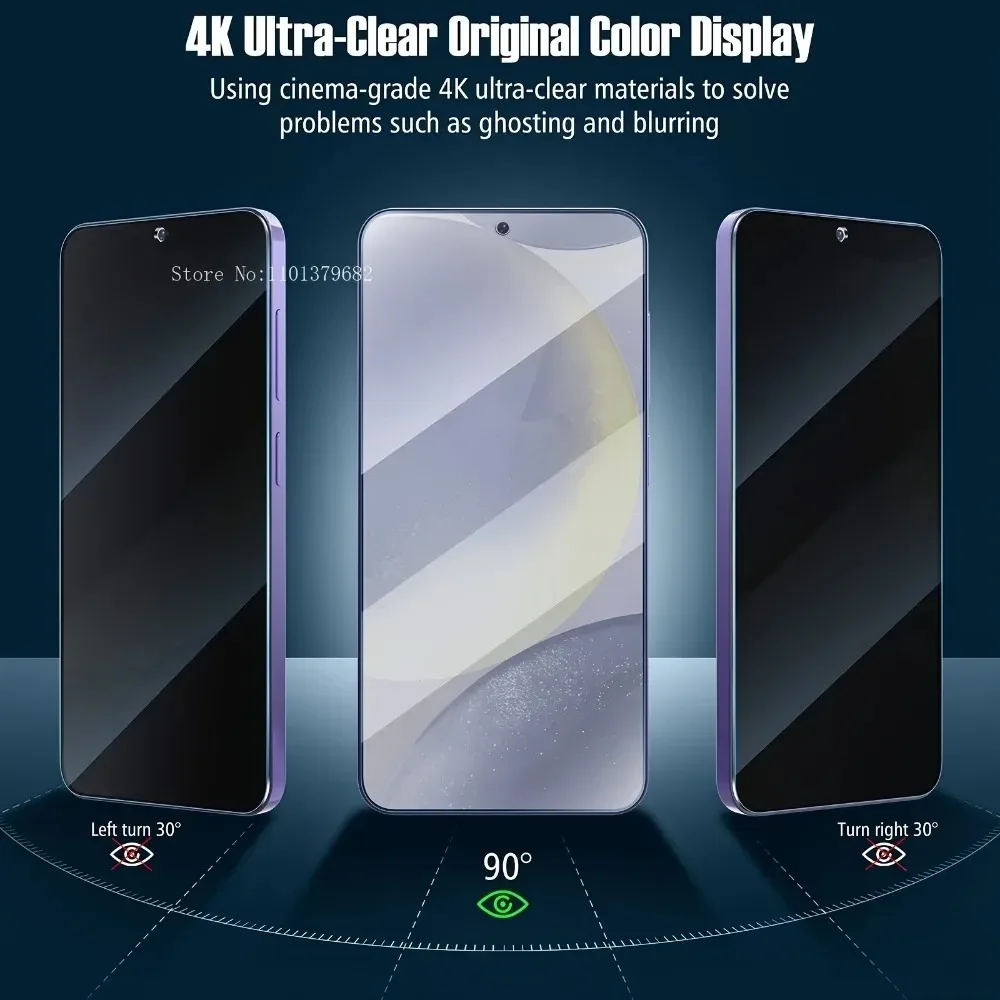 3Pcs Privacy Screen Protector for Samsung A13 A15 A23 A34 A35 A41 A53 Anti-Spy Tempered Glass For Samsung A35 A55 A54 A14 A733