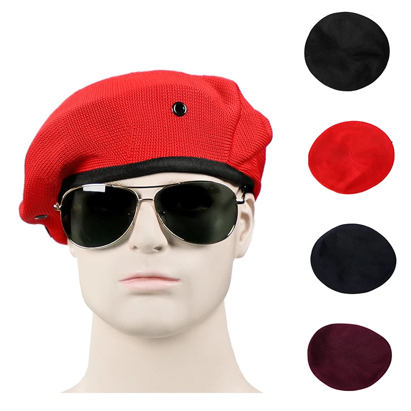 Boina ajustable Unisex, sombrero de seguridad transpirable, gorra de uniforme de soldado del ejército militar, sombrero de actuación de danza y