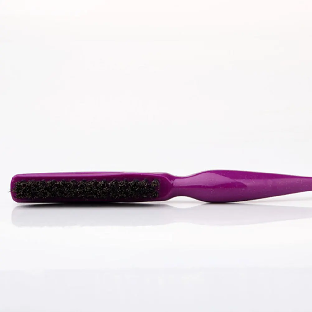 3 قطعة ثلاثة صفوف الخشن مجعد مشط خنزير الخشن فروة الرأس مدلك للشعر المتشابك وفك تشابك قبضة مريحة تدليك فرشاة صغيرة #1