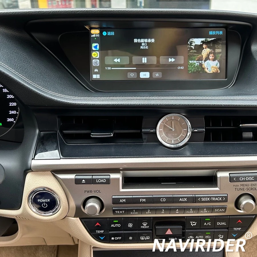 GPS 4G Qled Screen 10.25inch Android 15 Carplay For LEXUS ES ES200 ES300H ES250 ES350 2013-2017 Navi with 360 BT DSP Car Radio