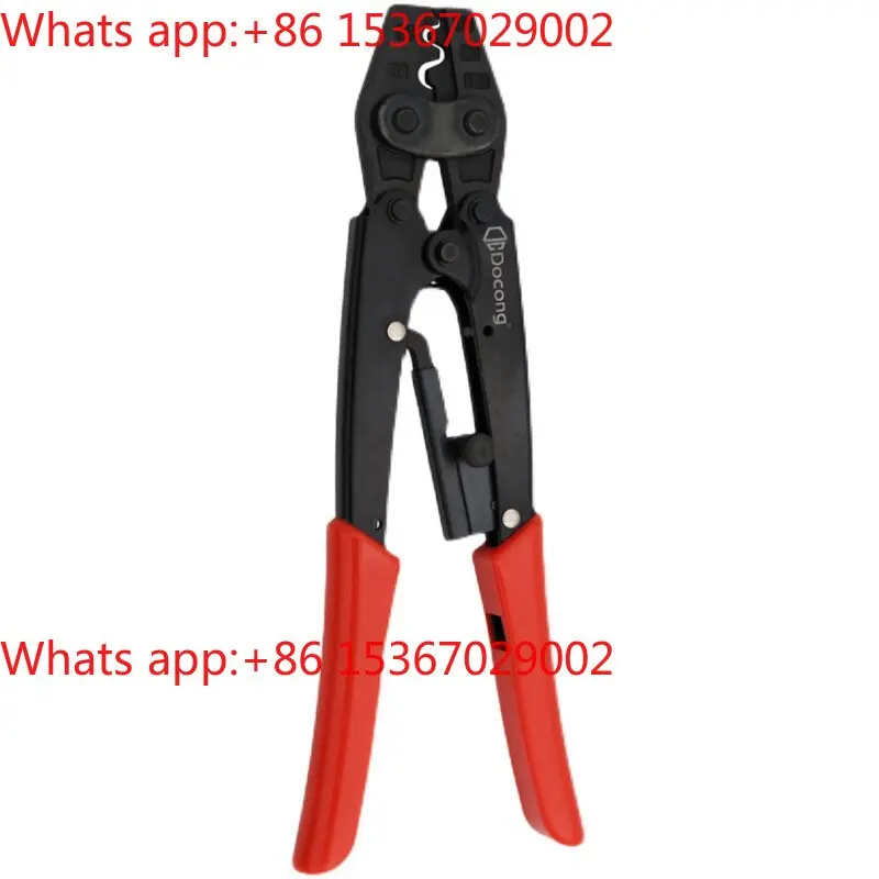 Ratchet type bare terminal crimping pliers otutsc45 copper nose cold pressing terminal pliers