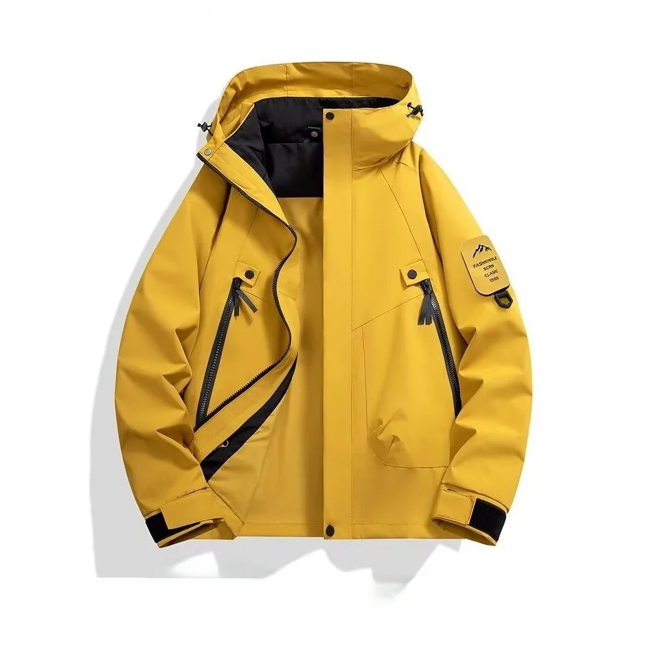 STLF مخصص يندبروف الشتاء على الجليد سترة الرجال الرياضة اليومية وسترة تزلج عادية مقاوم للماء يندبروف مقنعين سترة التزلج #4