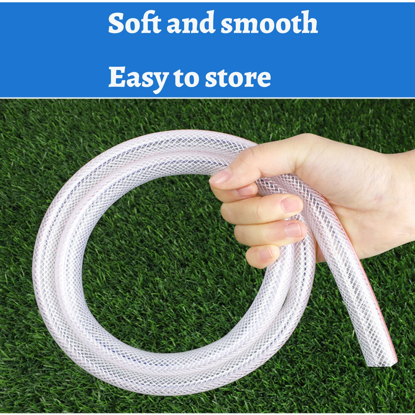 Plastic Snake Skin Water Pipe Transparent PVC Tube High Pressure Car Wash Explosion-proof Thickened household Antifreeze Hose