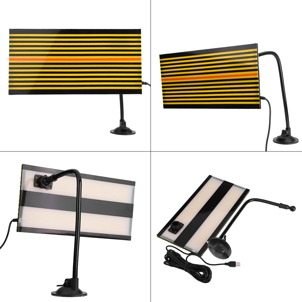 

Доска для ремонта вмятин Линейная доска Инструмент для снятия вмятин без покраски Инструмент для проверки отражателя Линейная плата со светодиодной подсветкой и USB-ремонтом вмятин