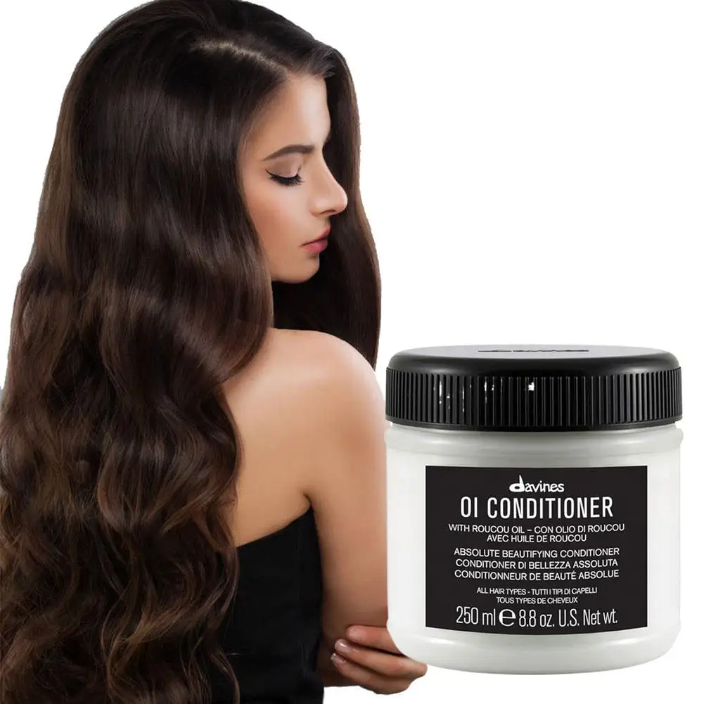 250ml Davines OI Conditioner Deep Nourishing Hair Care With Roucou Oil Smoothing Repair Damaged Split Ends For All Hair Types