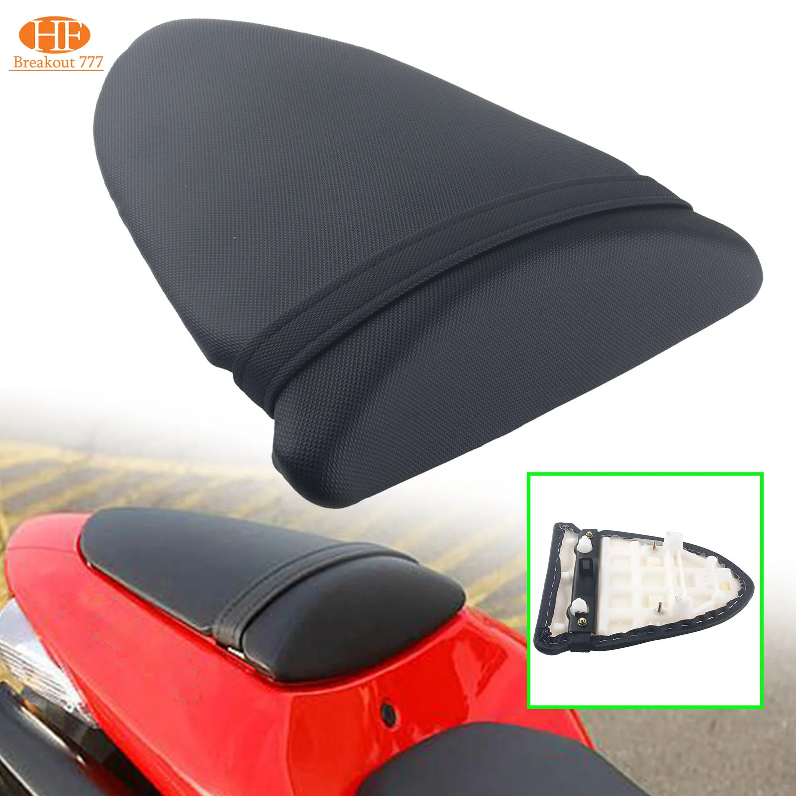 

Motorcycle Rear Pillion Passenger Seat For Kawasaki Ninja ZX6R ZX636 2005-2006 Ninja ZX10R 2006-2007