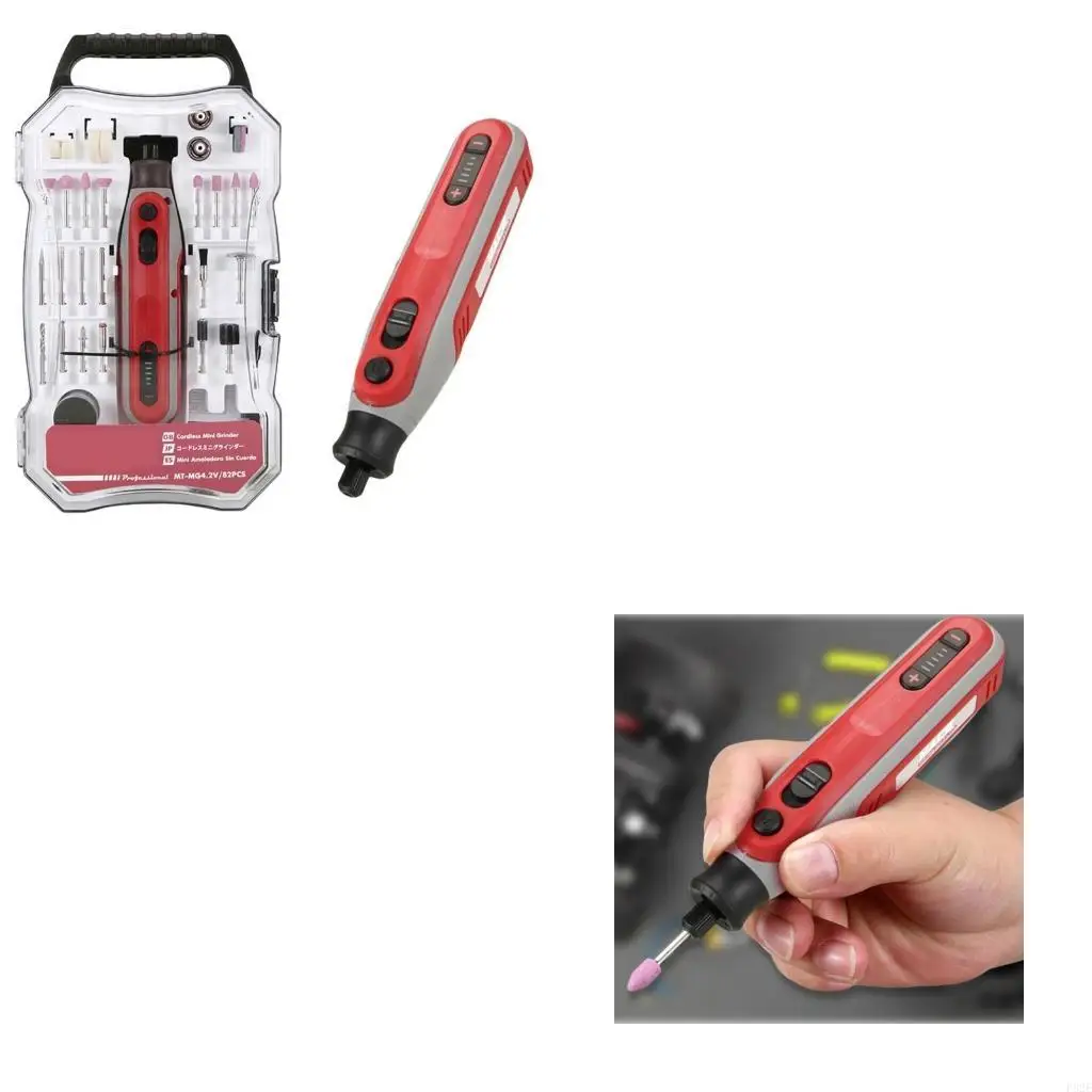 

P82E 82pcs Portable Electric Grinder Engraving Pen for Stone Metal Work for Drilling