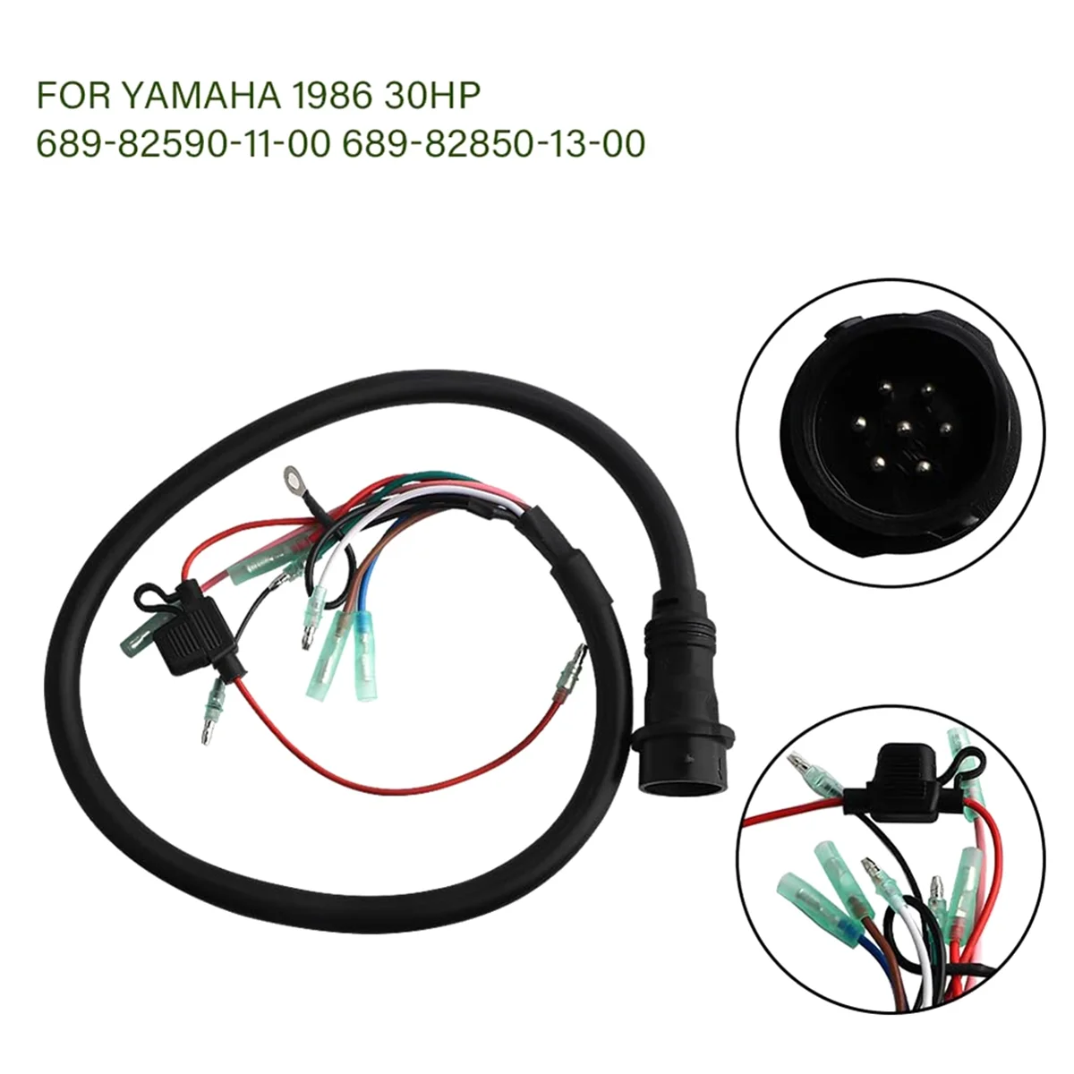 689-82590-11-00 ชุดสายไฟ (7Pin) สําหรับ Yamaha Outboard 2T 20HP 25HP 30HP 689-82590-11 เรือชิ้นส่วนเครื่องยนต์