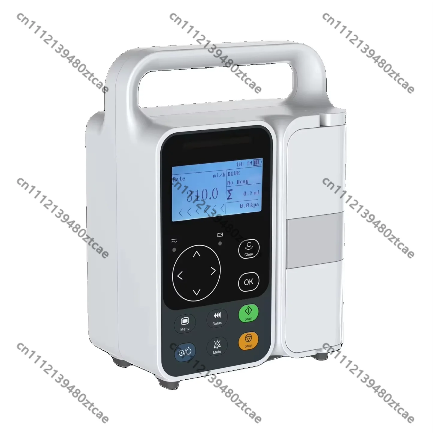 

Horizontal Compact Dual Core Anti-reflux Infusion Alarm Sound Light Warning Device ForPetClinicHospitalInfusionPumpMatching Use