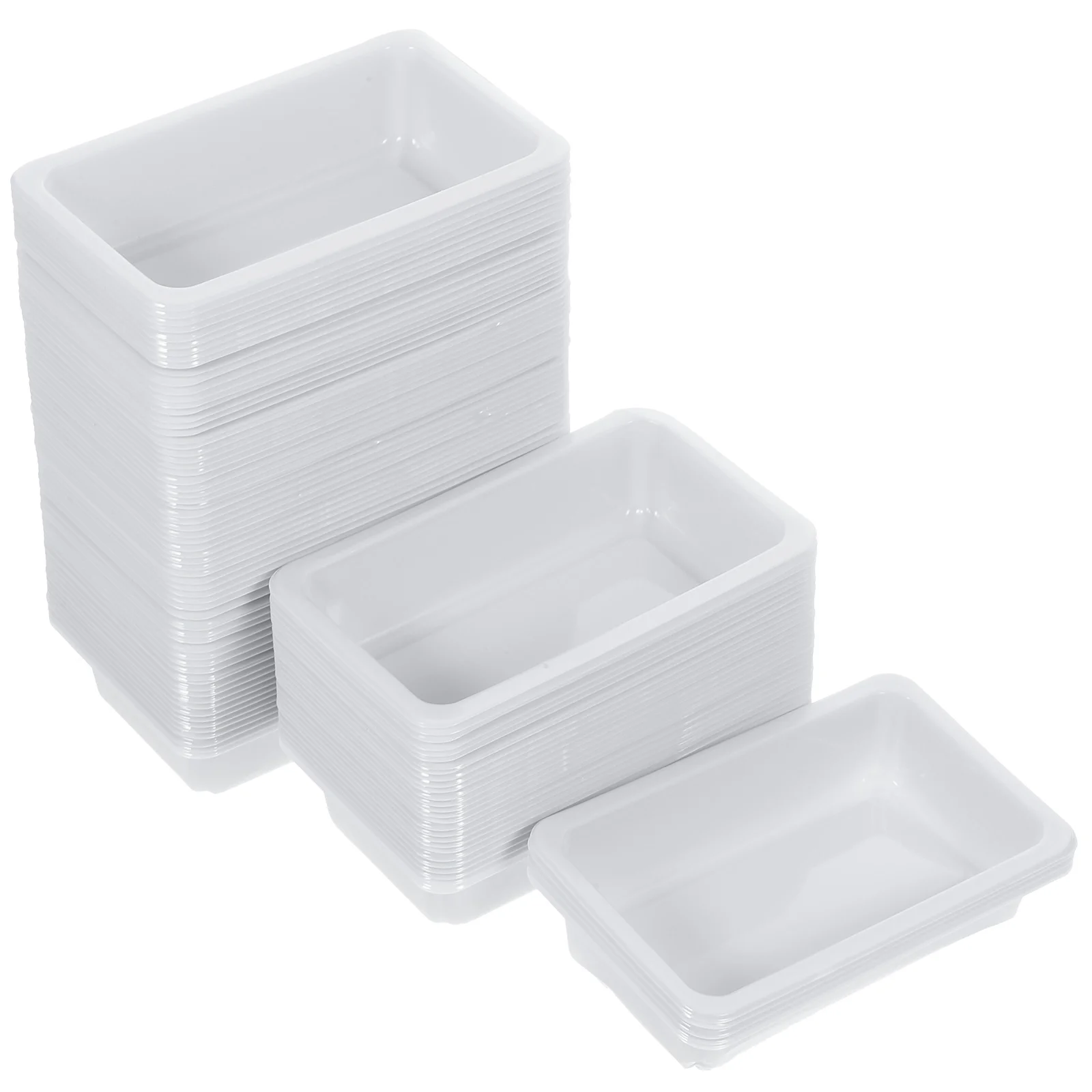 Food Storage Containers with Lids Tray Experiment Manual Portable Scale White Plastic