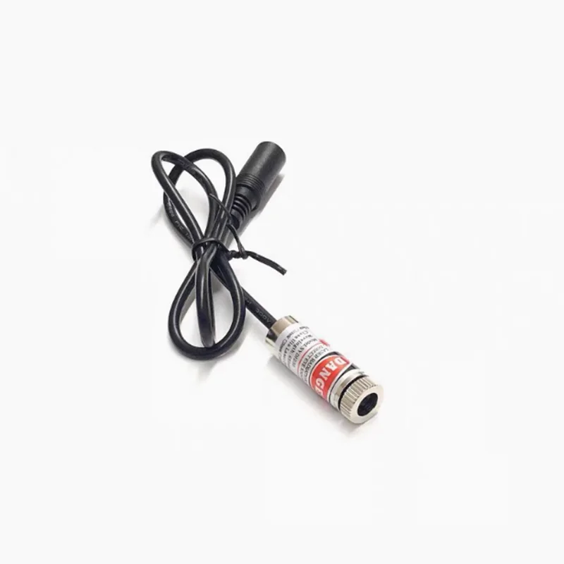 12mm red dot shaped cross shaped adjustable laser positioning lamp 650nm 5mW DC plug 3V 5V 9V 12V