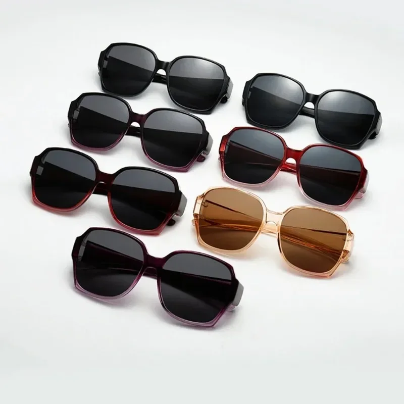 نظارات القيادة غطاء النظارات الشمسية تناسب فوق النظارات التفاف حول النظارات الشمسية ظلال مربعة UV400 نظارات للرجال والنساء #4