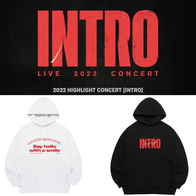 

Худи HIGHLIGHT LIVE Intro Concert, весенне-осенний, свободный крой, для повседневной носки, с длинными рукавами, хлопковый, стандартный крой