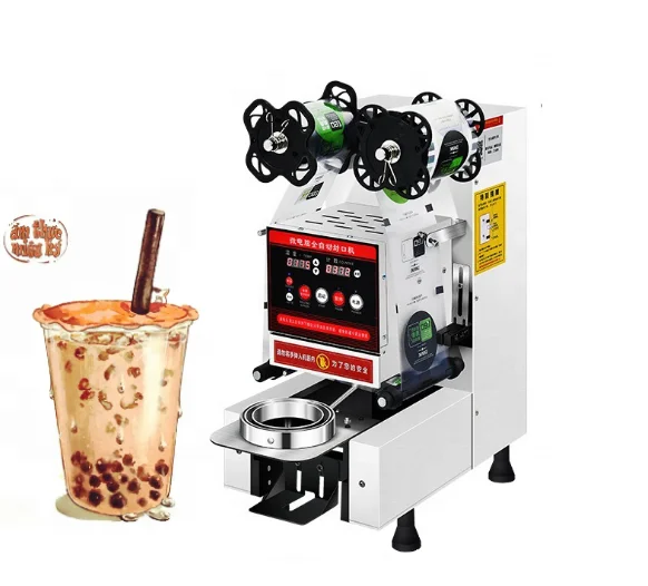2025 New Type Automatic Sealing Machine Milk Tea Cup Packaging Machine For Sale