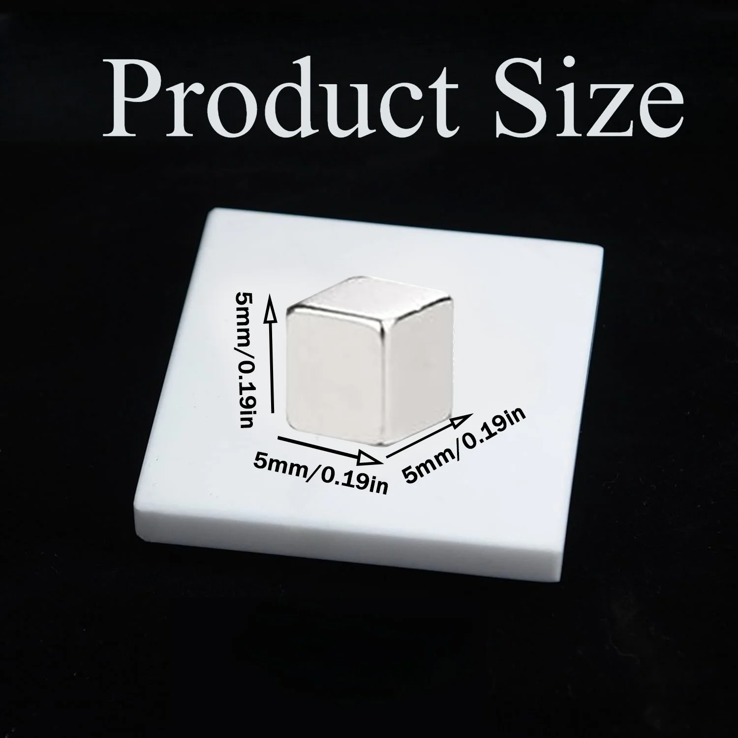 5x5x5/7x7x7/10x10x10/20x10x2mm Square Magnets, Suitable for Whiteboards, Photo Walls, Nail Art, Craft Models, Magnetic Accessori