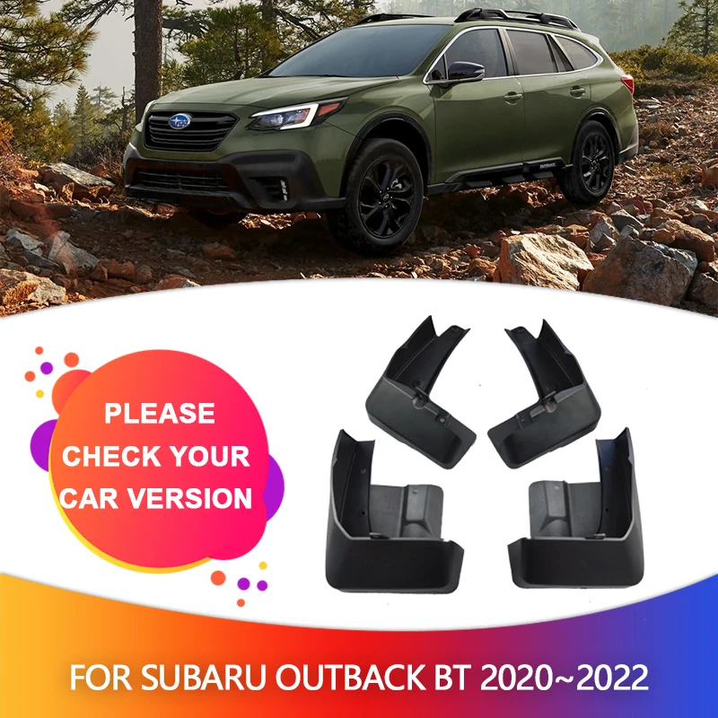 Mudguards For Subaru Outback BT 2020 2021 2022 Mudflaps Fender Flap Tylines Splash Guards Cover Car Styline Wheel Accessories