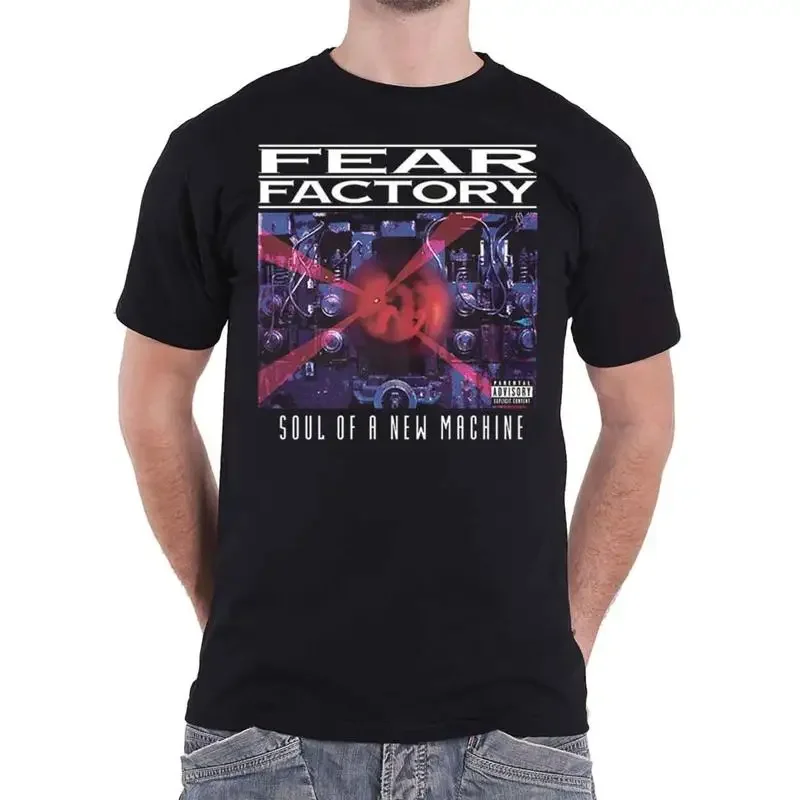 Fear Factory T Shirt Soul Of A New Machine Band Logo Official Mens Black