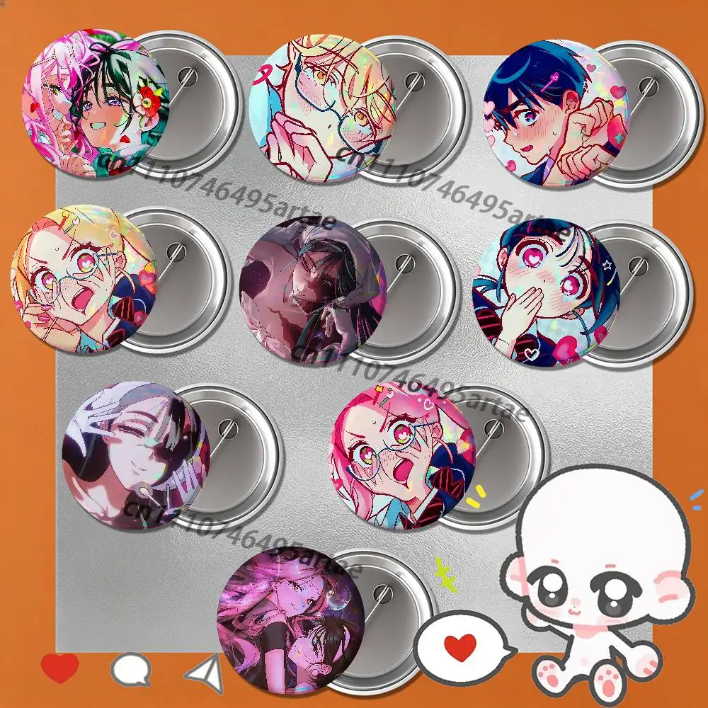 Alien Stage 4NAKT Ivan Till Sua Mizi Badges Button Round Creative Brooch Badge Bag Decor Accessories Fans Collect Friends Gifts