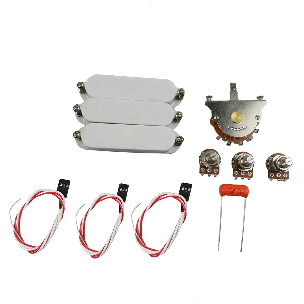 

SSS Active Pickup Single Coil Pickup Neck Middle Bridge for Electric Guitar