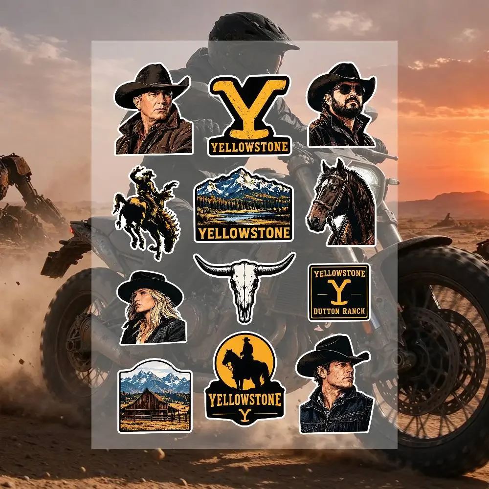 Y-Yellowstone Stickers Moto Sticker Auto Body Bumper Windows Motorcycle Laptop Walls Vinyl Decal Car Tuning Accessories