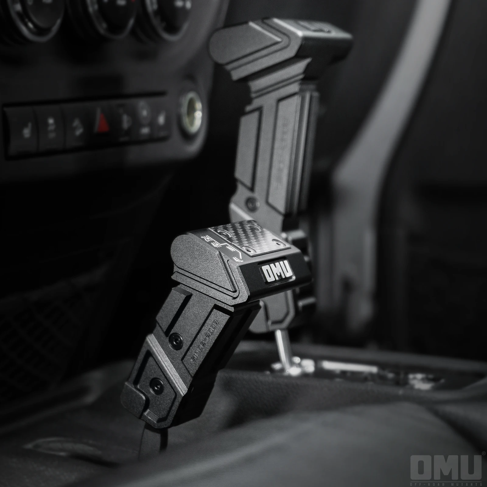 OMU Genesis Series Aluminum Gear Lever Shift Knob for Jeep Wrangler JK Shifter Transfer Case Lever Handle Kit Accessories