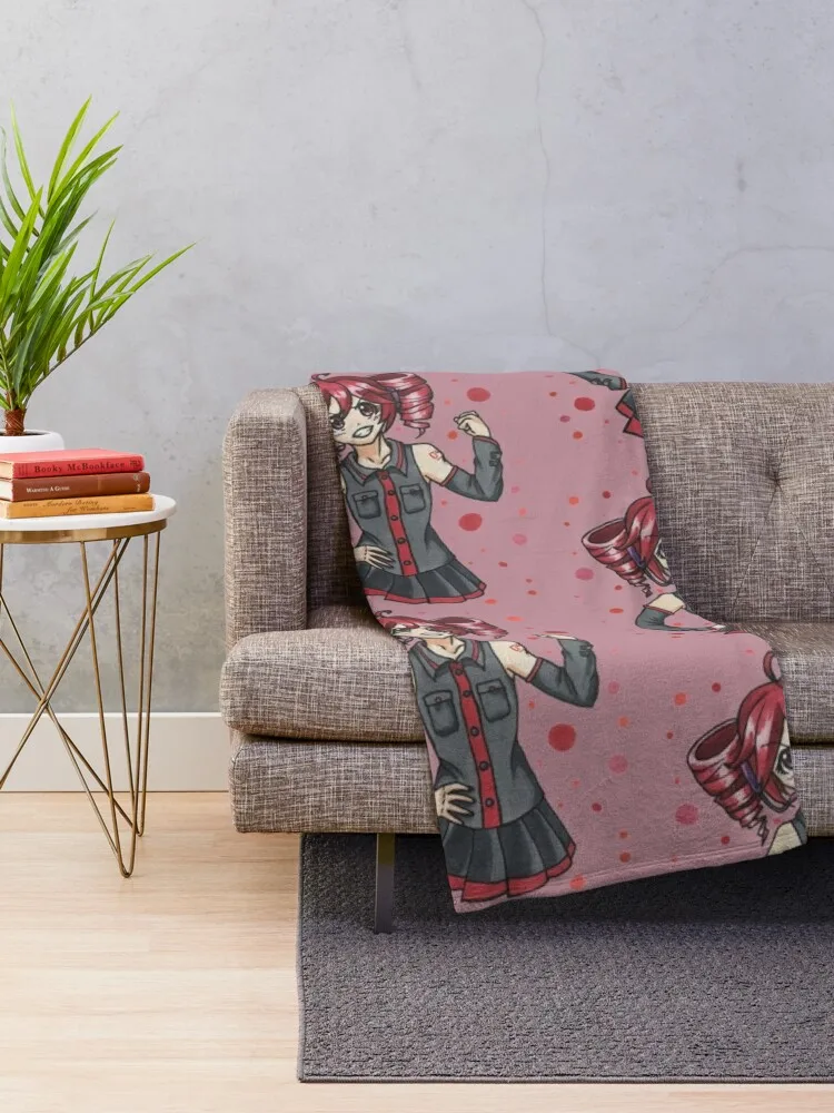 Teto Kasane Throw Blanket Hairys Bed linens Plaid Blankets