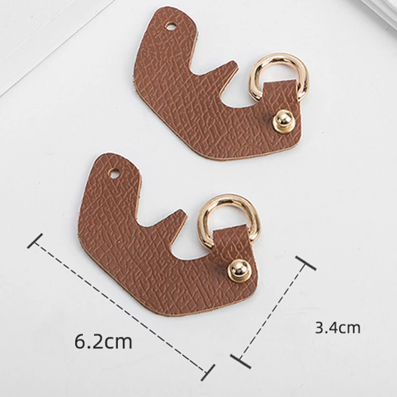 EverToner Punch-free Leather Buckles Hanging Shoulder Strap Suitable for Longchamp Mini Bag Modification Bag Accessories