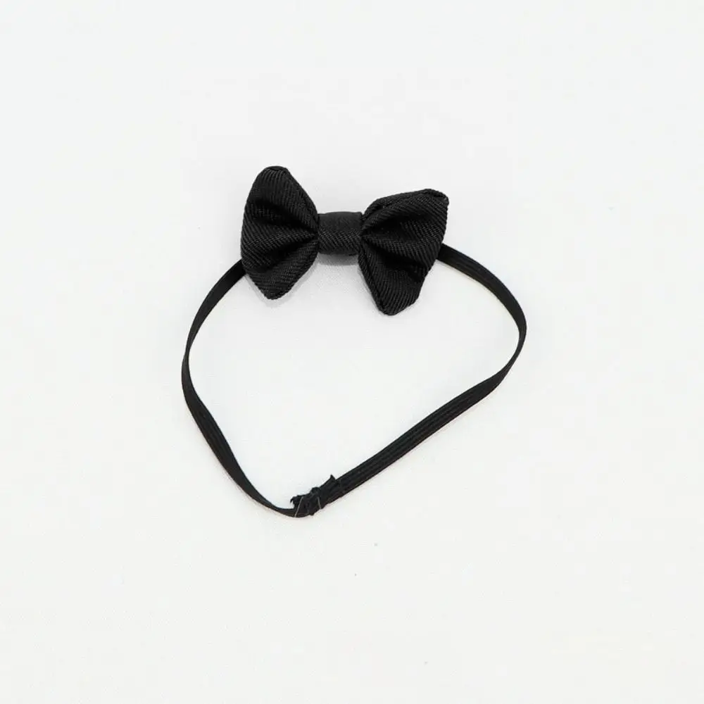 New Fashion Clothes Bow Ties DIY 2 Styles Doll Clothing Decorations Black Uniform Bow Tie 1/11 OB11 Dolls/1/12 Bjd Dolls Gifts