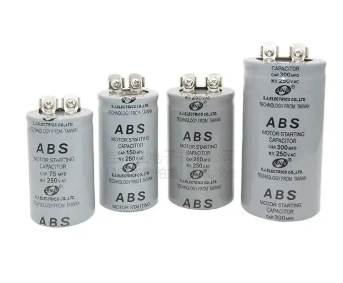 CD60  motor starting capacitor  75/100/150/200/300/400/600/800/1000/1200UF 250V screw with terminal 150MFD