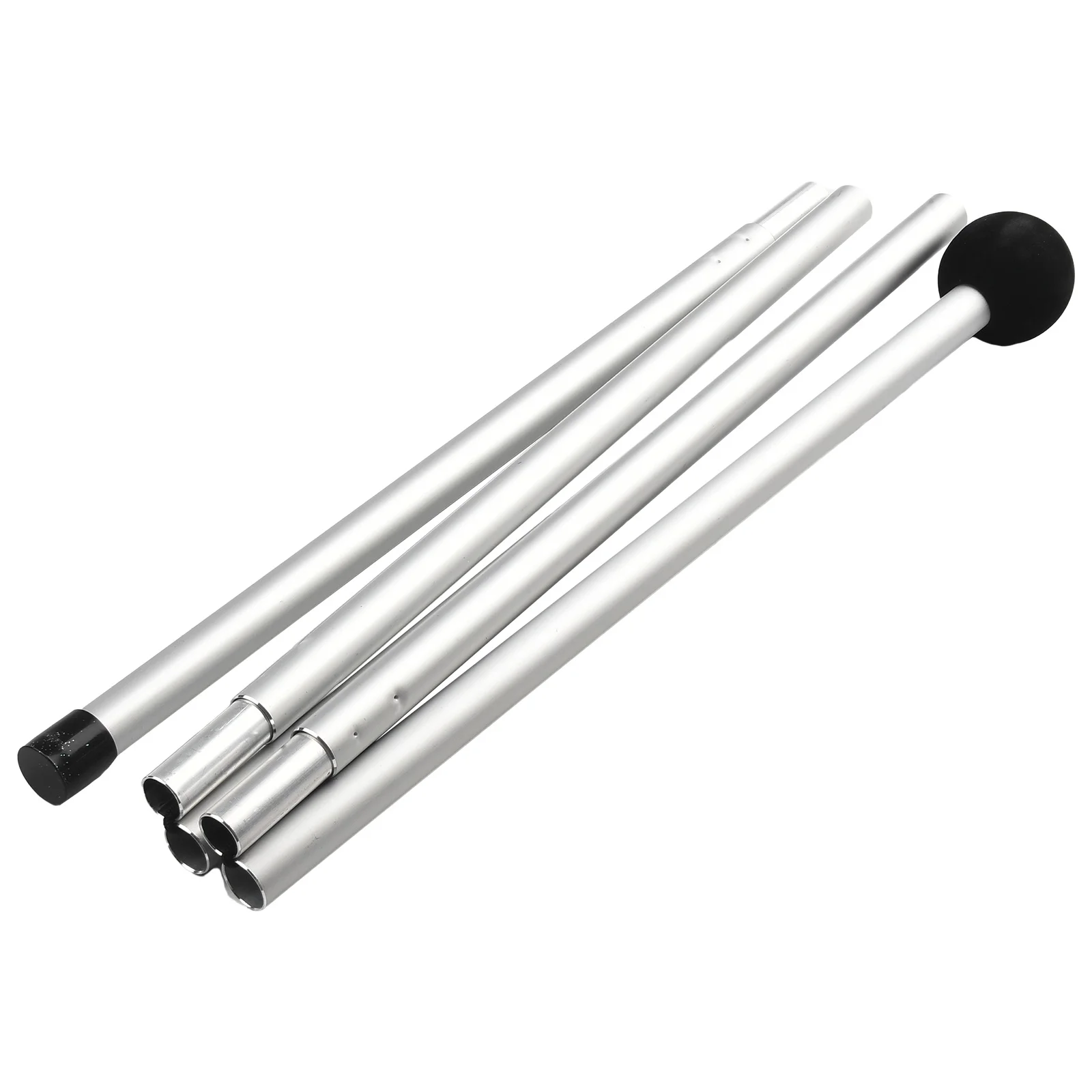 Foldable 6 6ft Aluminum Alloy Beach Canopy Pole with Foam Ball Top for Secure Tent Shelter Setup at For Camping and Beach Events