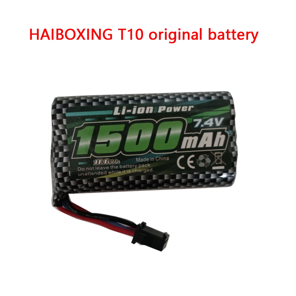 7.4 1500 mAh original battery for HAIBOXING T10/2105A RC car accessories Remote Control Car Battery