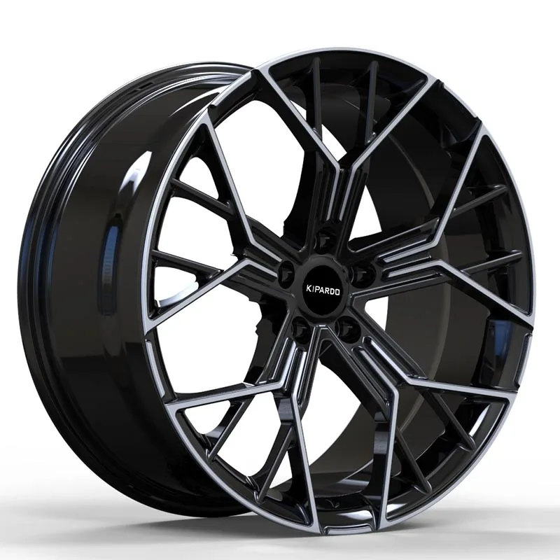 Kipardo 20 Inch 5 Lug 5 Hole 5x112 Black Polished Car Alloy Wheels Rims for   5 Series G20