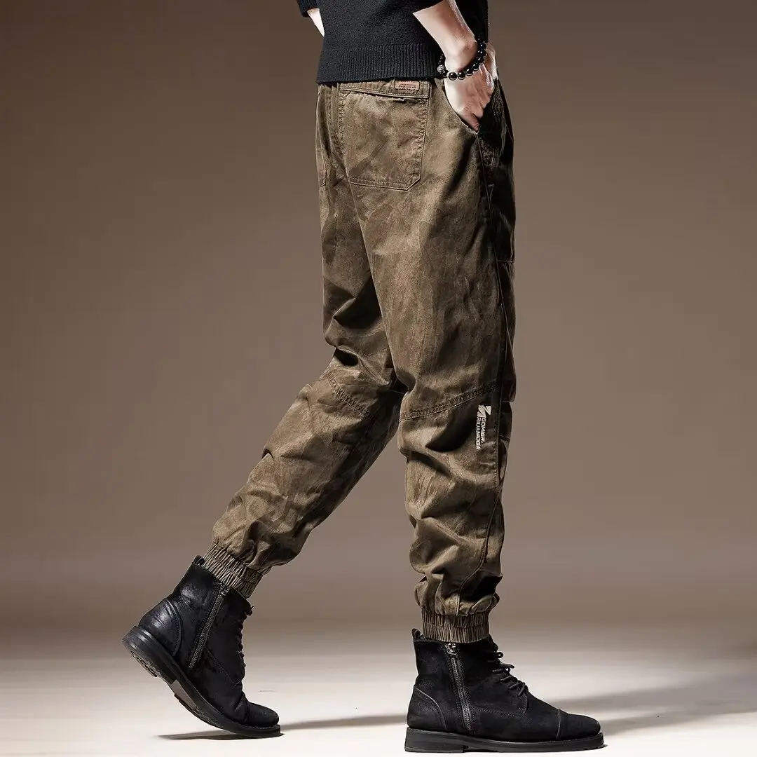 Men's and women's trendy brand simple casual versatile cropped pants